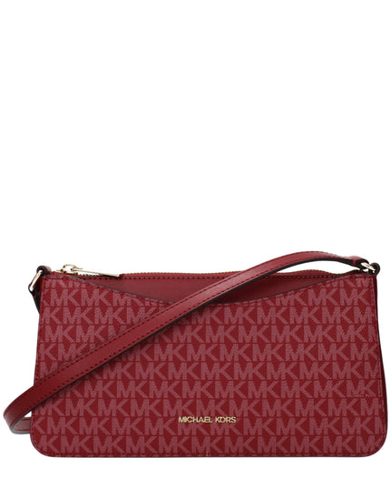 Michael Kors Red Fabric Crossbody Bag