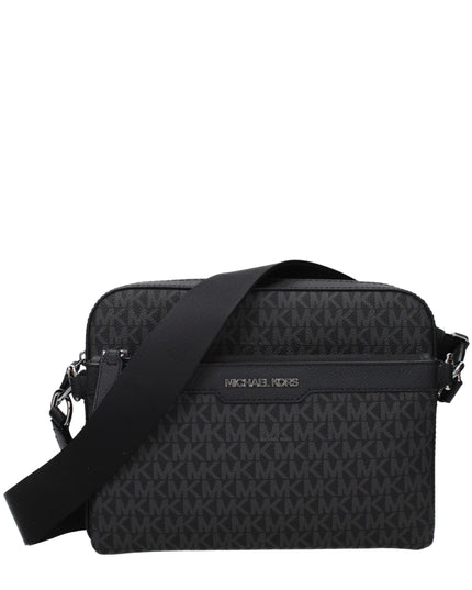 Michael Kors Black Fabric Crossbody Bag