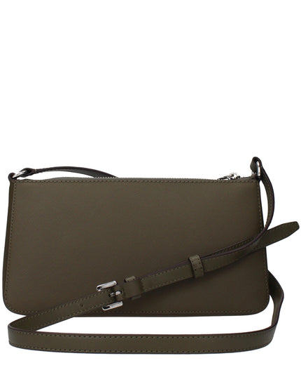 Michael Kors Green Fabric Crossbody Bag