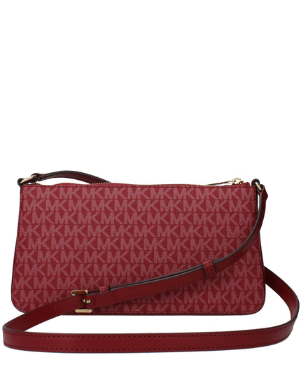 Michael Kors Red Fabric Crossbody Bag
