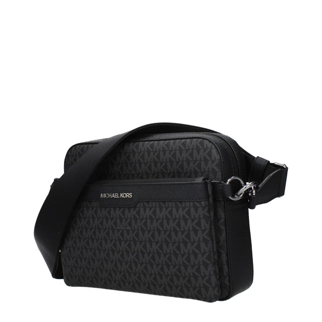 Michael Kors Black Fabric Crossbody Bag