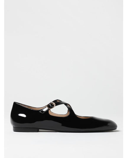 Stuart Weitzman Black Patent Leather Ballet Flats