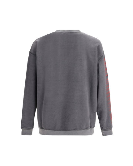 Diesel Gray Cotton Sweatshirt