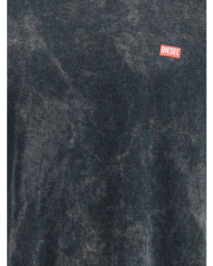 Diesel Black Cotton T-Shirt