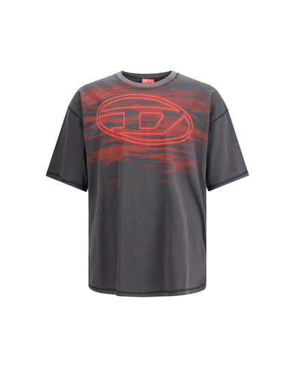 Diesel Black Cotton T-Shirt