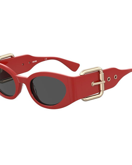 Moschino Red Resin Sunglasses