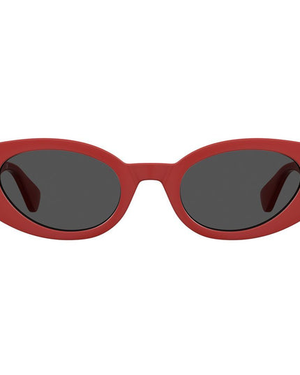 Moschino Red Resin Sunglasses