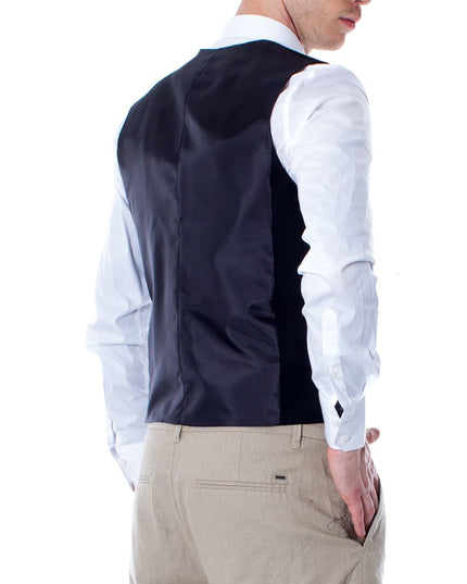 Selected Black Polyester Waistcoat