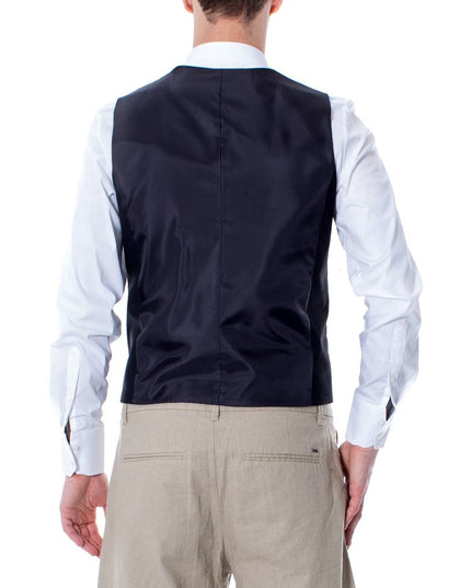 Selected Black Polyester Waistcoat