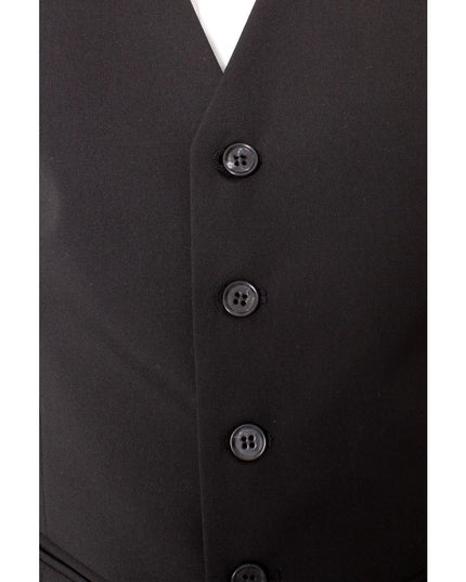 Selected Black Polyester Waistcoat