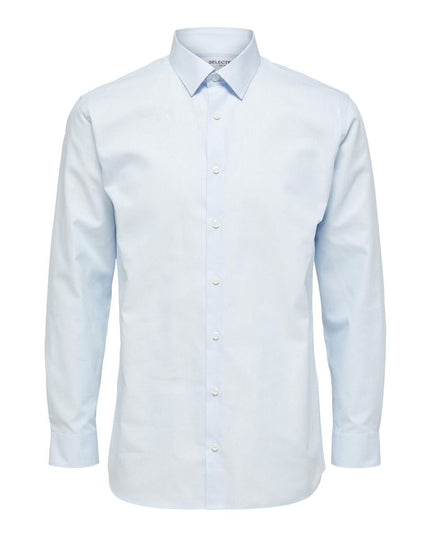Selected Blue Cotton Dress Shirt