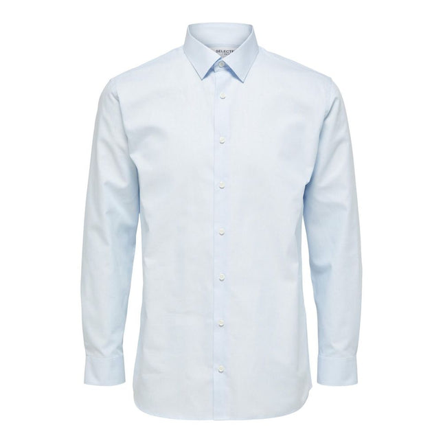 Selected Blue Cotton Dress Shirt