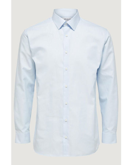 Selected Blue Cotton Dress Shirt