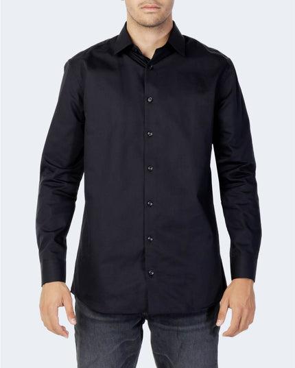 Selected Black Cotton Dress Shirt