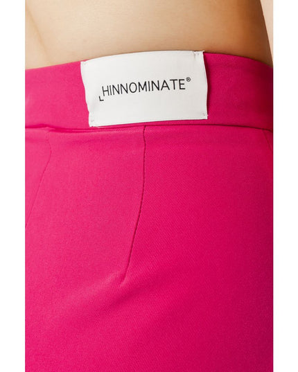 Hinnominate Pink Polyester Bermuda Shorts