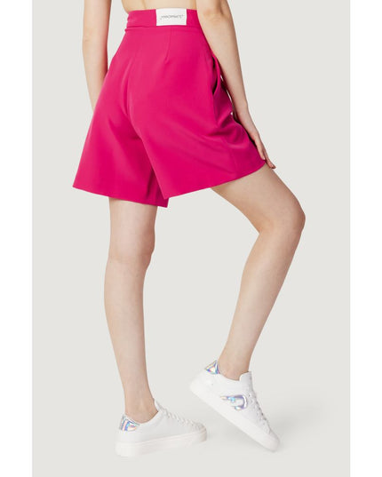 Hinnominate Pink Polyester Bermuda Shorts