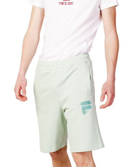 Fila Green Cotton Bermuda Shorts