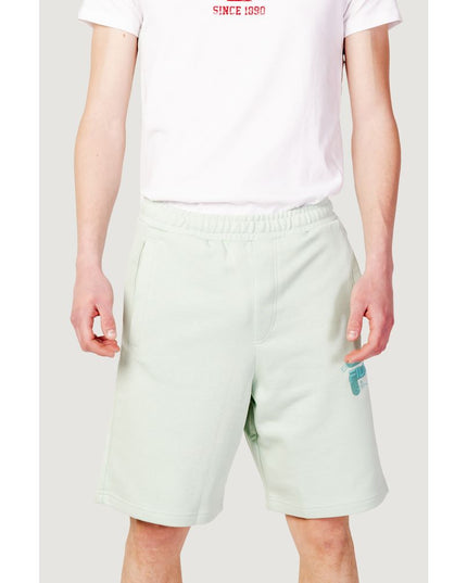 Fila Green Cotton Bermuda Shorts