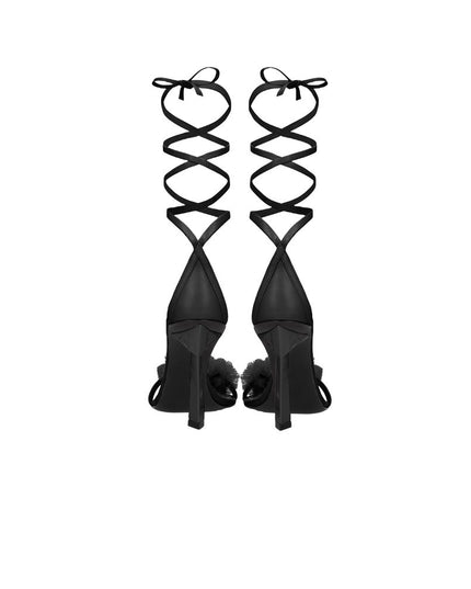 Aniye By Black Leather High Heel Pumps