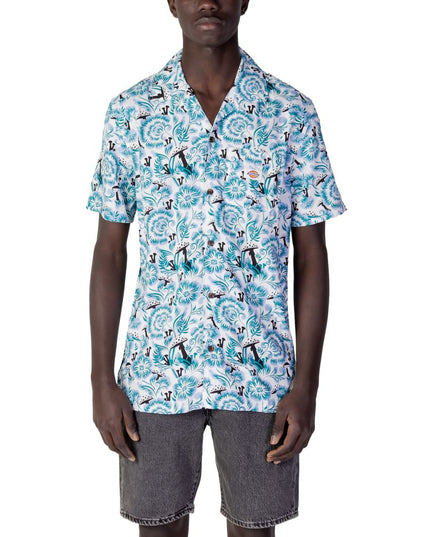 Dickies Blue Cotton Shortsleeve Shirt