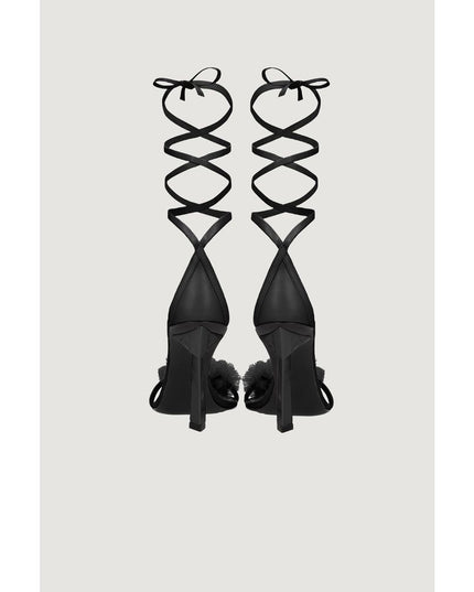 Aniye By Black Leather High Heel Pumps