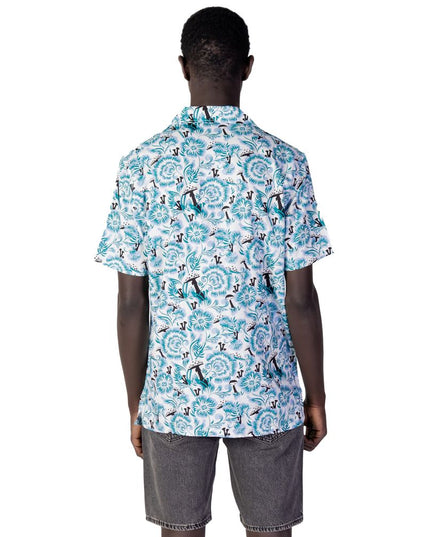 Dickies Blue Cotton Shortsleeve Shirt