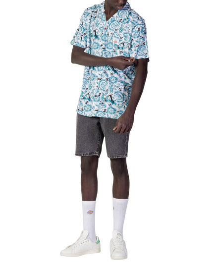 Dickies Blue Cotton Shortsleeve Shirt