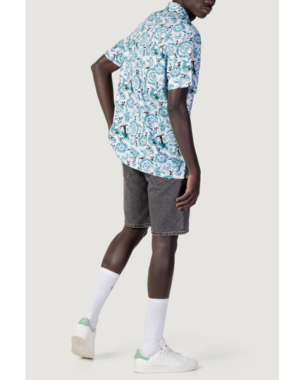 Dickies Blue Cotton Shortsleeve Shirt