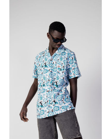 Dickies Blue Cotton Shortsleeve Shirt