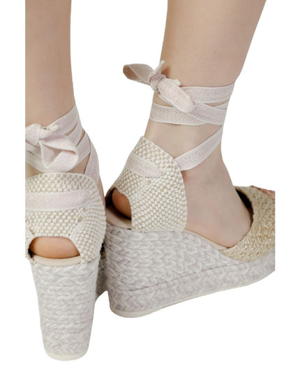 Espadrilles Multicolor Cotton High Heel Pumps