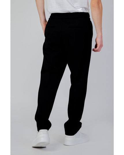 Hugo Boss Black Polyester Casual Pants