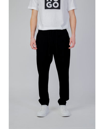 Hugo Boss Black Polyester Casual Pants