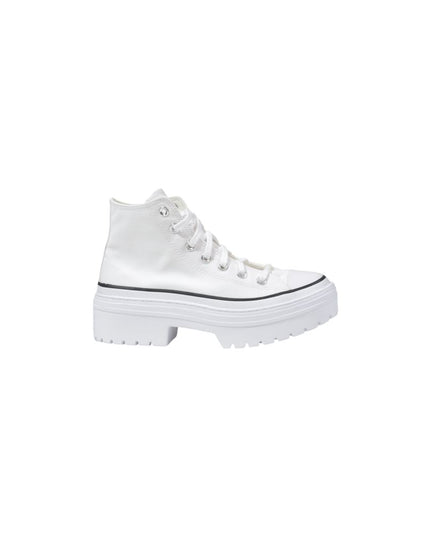 Converse White Fabric Chunky Sneakers