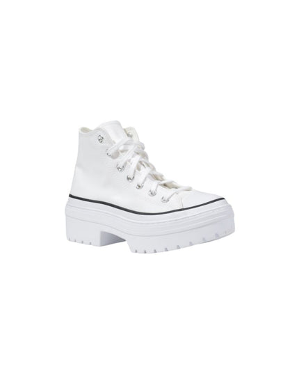 Converse White Fabric Chunky Sneakers