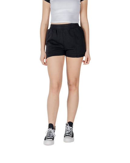 Converse Black Cotton Bermuda Shorts