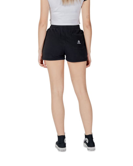 Converse Black Cotton Bermuda Shorts