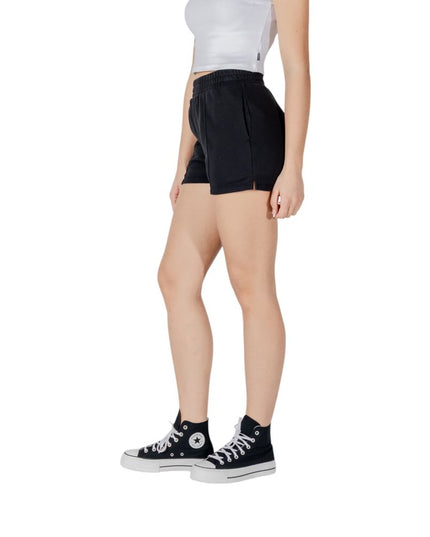 Converse Black Cotton Bermuda Shorts