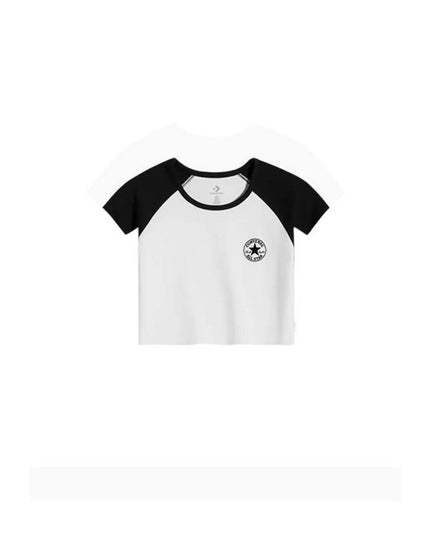 Converse Black And White Cotton T-Shirt