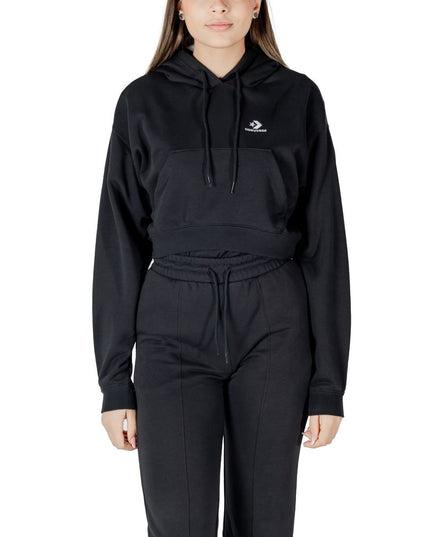 Converse Black Cotton Hoodie