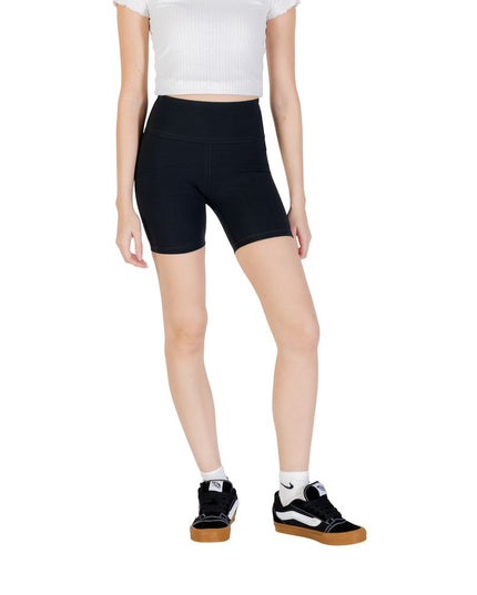 Converse Black Cotton Bermuda Shorts