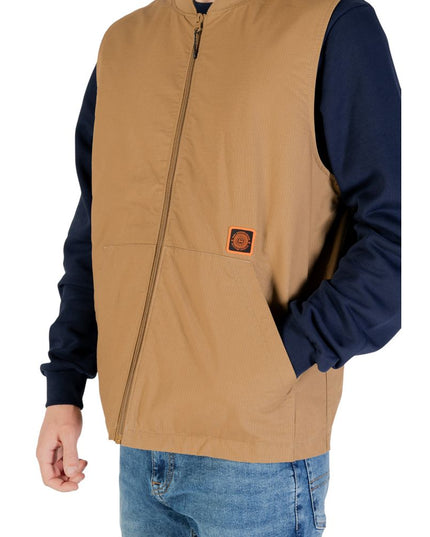 Vans Beige Cotton Sleveless Jacket