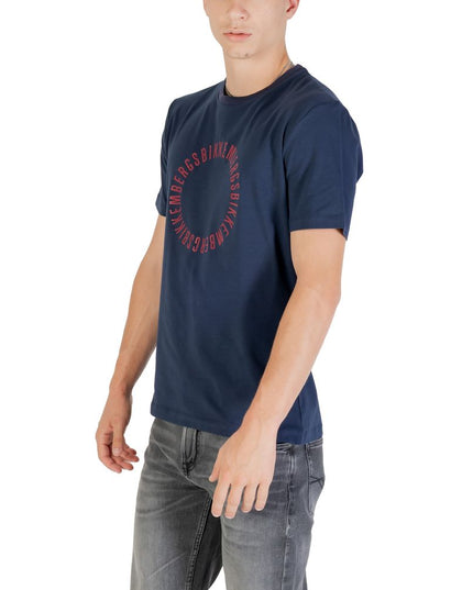 Bikkembergs Blue Cotton T-Shirt