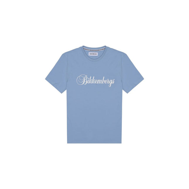 Bikkembergs Blue Cotton T-Shirt