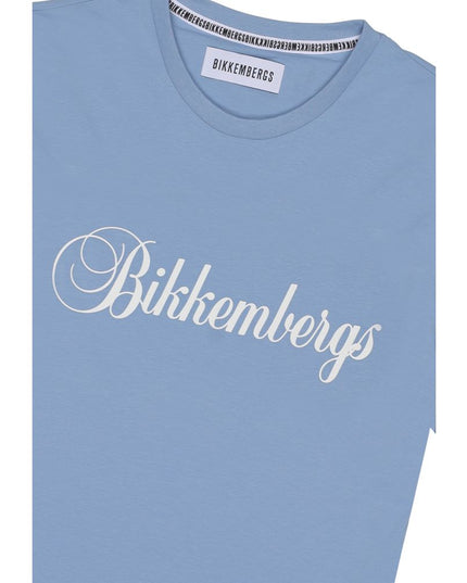 Bikkembergs Blue Cotton T-Shirt