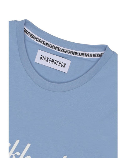 Bikkembergs Blue Cotton T-Shirt