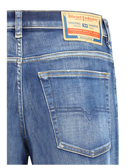Diesel Blue Cotton Slim Fit Jeans