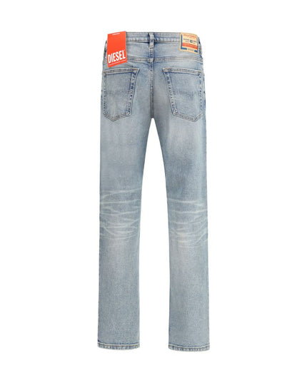 Diesel Blue Cotton Tapered Jeans