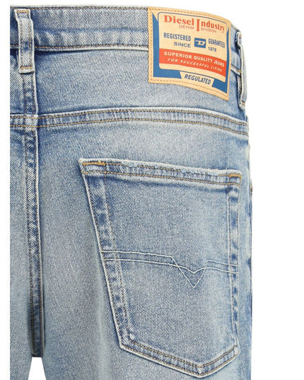 Diesel Blue Cotton Tapered Jeans