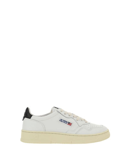 Autry White Calf Leather Bos Taurus Sneakers