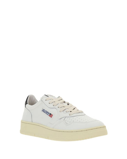 Autry White Calf Leather Bos Taurus Sneakers